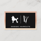 Poodle Hond | Verzorging Visitekaart Visitekaartje (Voorkant)