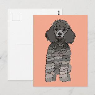 Poodle Hondenhuisdier Briefkaart