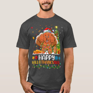 Poodle Hondenliefhebber Funny Happy Poodle HelloBe T-shirt