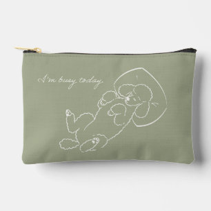 Poodle-hondenmoederzakje Funny I'm Busy Today op m Etui