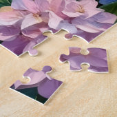 Poodle Hortensia Tuin Kunst Legpuzzel (Zijkant)