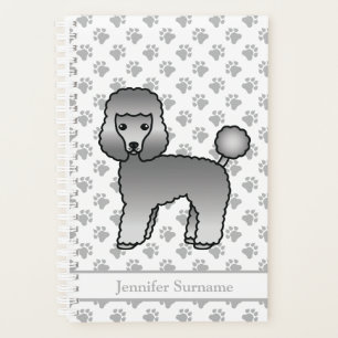 Poodle jouet gris Chien de dessin animé mignon & T