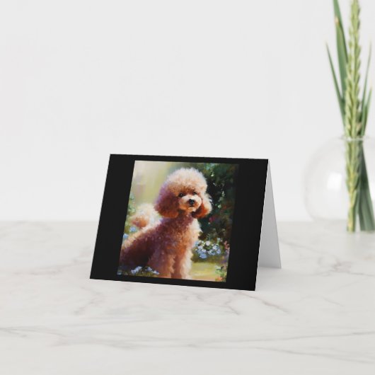 Poodle Kaart (Voorkant)