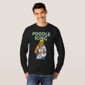 Poodle King Mullet Time Business In Front Party In T-shirt (Voorkant volledig)