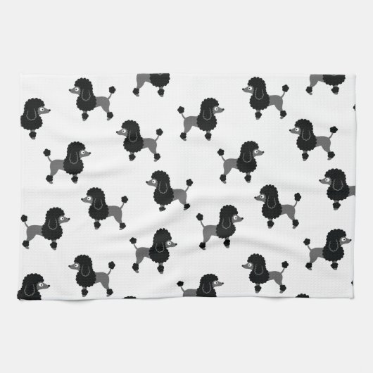 Poodle Kitchen Towel Theedoek (Horizontaal)