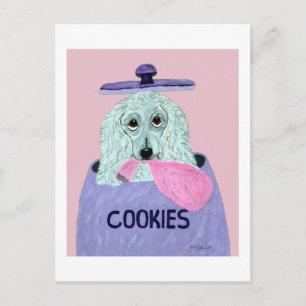 Poodle Koekendief  Briefkaart
