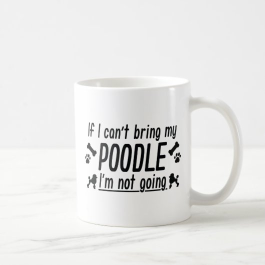 Poodle Koffiemok (Rechts)