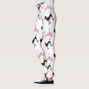 Poodle Lady-Leggings Leggings