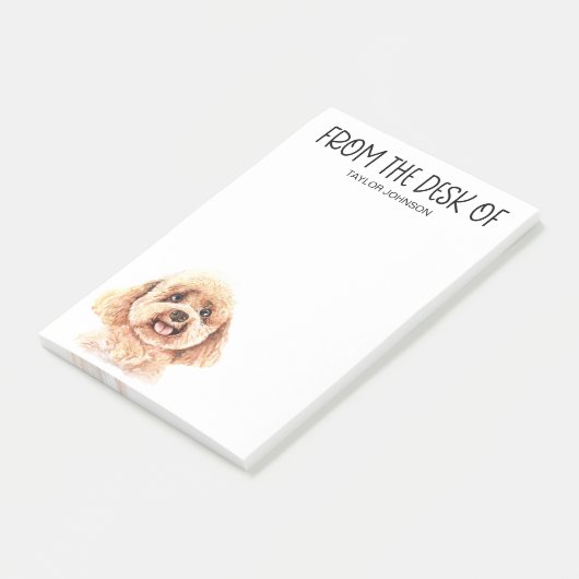 Poodle Lover Post-it® Notes (Schuin)