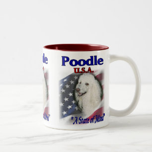 Poodle Lovers Gifts Tweekleurige Koffiemok
