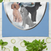Poodle Lovers Kerstmis Theedoek (Gevouwen)