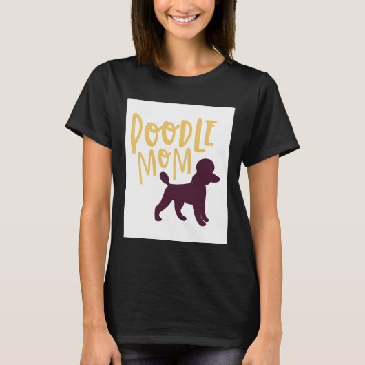 Poodle Mam Essential T-shirt (Voorkant)