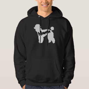 Poodle Mama Dog mama Hoodie