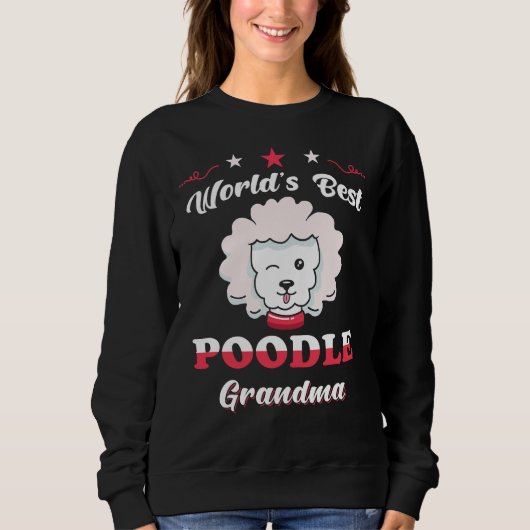 Poodle mama trui (Voorkant)