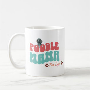 Poodle Mama voor het leven Koffie Mok