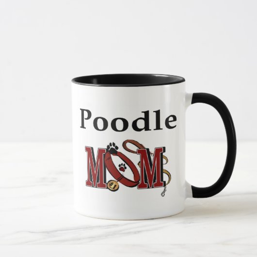 Poodle Maman Mug (Droite)