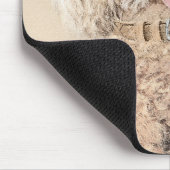 Poodle Miniature Speelgoed Abriot Cream Brown Dog Muismat (Hoek)