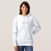 Poodle Moeder Varsity Script Opgericht Hoodie (Voorkant volledig)
