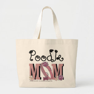 Poodle MOM Grote Tote Bag