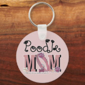 Poodle MOM Sleutelhanger (Voorkant)