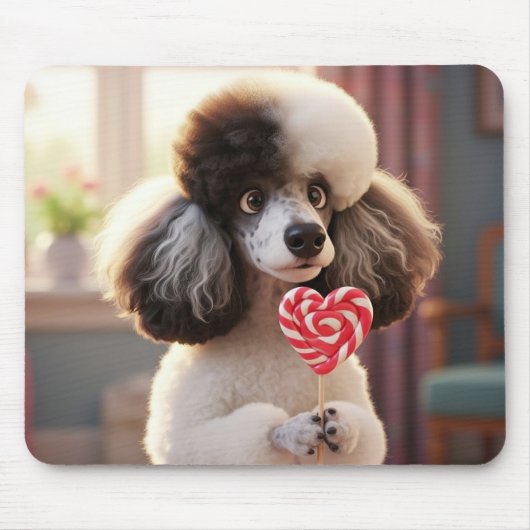 Poodle Mousepad Muismat (Voorkant)