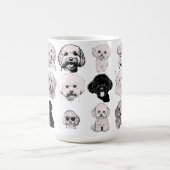 Poodle Mug | Cute Dog Lover Gift | Adorable Canich (Centre)