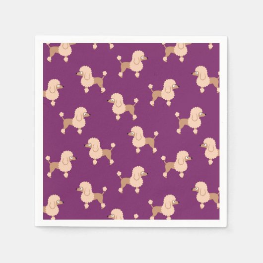 Poodle Napkins Servet (Voorkant)