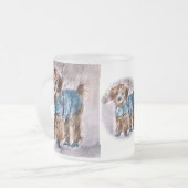 Poodle Noël Cadeaux Poodle Fêtes Mugs (Devant gauche)