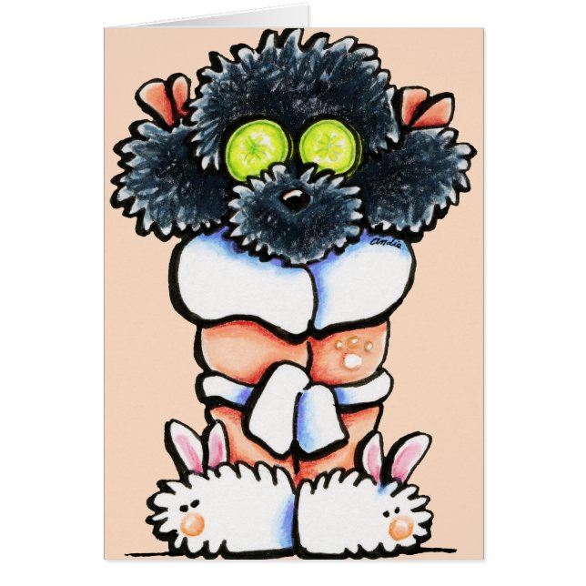 Poodle noir spa (Devant)