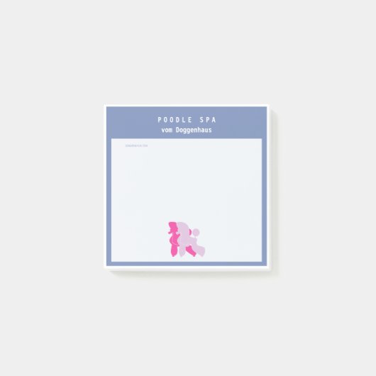 Poodle-notities Post-it® Notes (Voorkant)