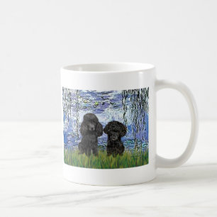 Poodle Paar (zwart) - Lelies 6 Koffiemok