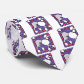 POODLE Paars Stropdas (Opgerold)