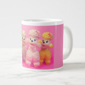 Poodle Parade Extra Grote Mok (Voorkant rechts)