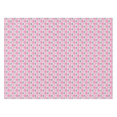 Poodle Pattern Cute Pink Tafelkleed (Voorkant (Horizontaal))