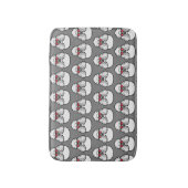 Poodle Pattern Funny Badmat (Voorkant Verticaal)