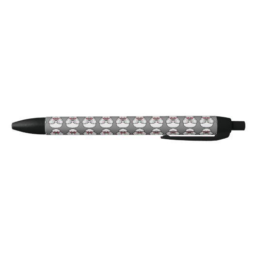 Poodle Pattern Funny Black Ink Pen (Bodem)