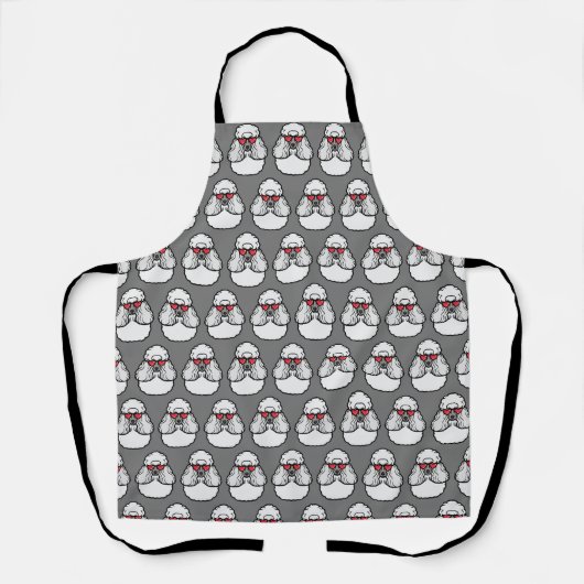 Poodle Pattern Funny Schort (Voorkant)