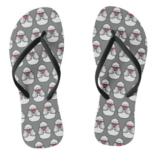 Poodle Pattern Funny Table Lamp Teenslippers