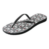 Poodle Pattern Funny Table Lamp Teenslippers (Schuin)