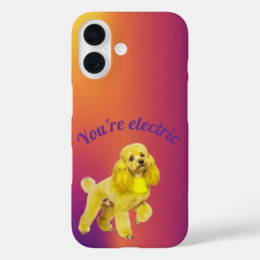 Poodle phone case (Achterkant)