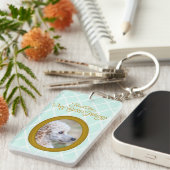 Poodle Photo Keychain – Forever My Best Friend (Voorkant Rechts)