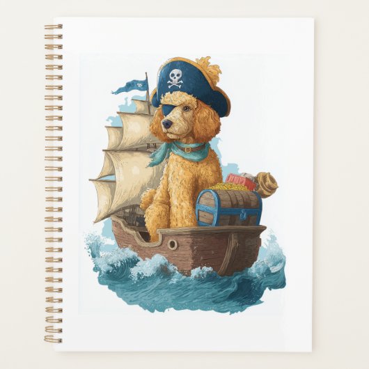 Poodle Pirate � Drôle de chien de mer (Devant)
