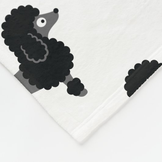 Poodle polaire couverture (Coin)