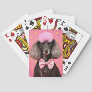 Poodle Pop Art – Elegant & Retro Pokerkaarten