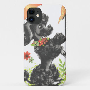 poodle puppy met paraplu iPhone 11 hoesje