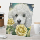Poodle Reclamebord Met Voetstuk (Insitu)