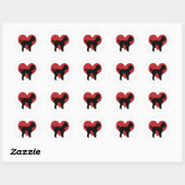 Poodle Ronde Sticker (Vel)