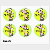 POODLE RONDE STICKER (Vel)