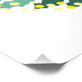 Poodle rose personnalisé Silhouette Poster de Noël (Coin)