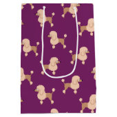 Poodle - Sac cadeau moyen (Dos)